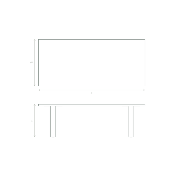 rectangular dining table dimensions