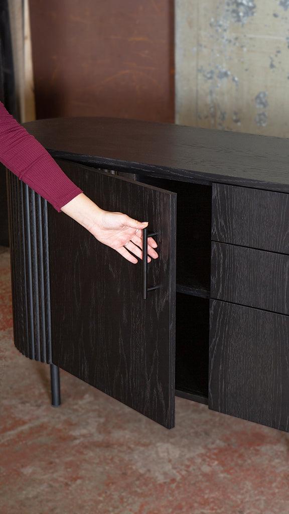 black sideboard 