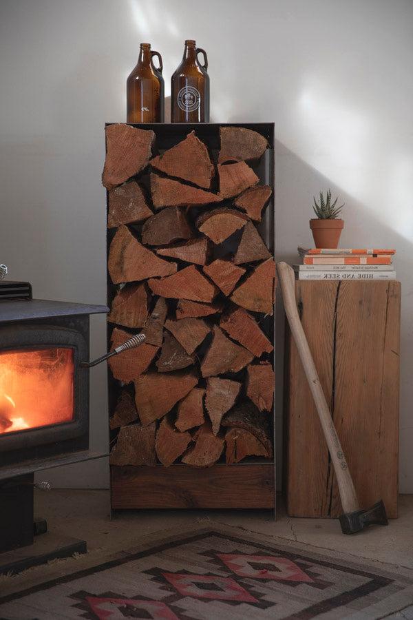 metal firewood storage frame