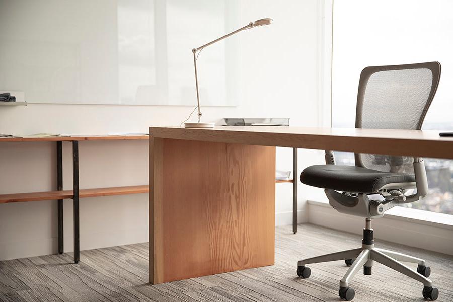 modern wood executive desk